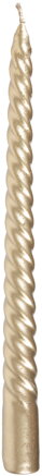 Sviečka MagicHome Vianoce, 25 cm, champagne, špirálová, balenie 2 ks