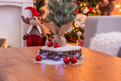 Vianočné osvetlenie na stromček reťaz Pearl, 20 mLED studená biela, s perlami, 2xAA, jednoduché svietenie, osvetlenie, L-2 m