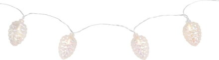 Vianočné osvetlenie reťaz Pine, 10 LED, teplá biela, 1,35 m