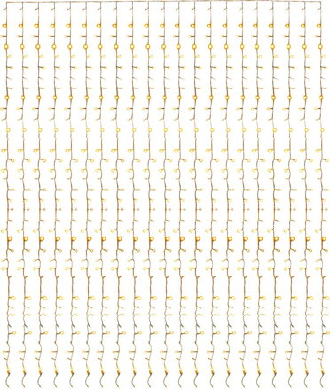 Vianočná reťaz Curtain, 160 LED, teplá biela, 1,5×2 m, exteriér
