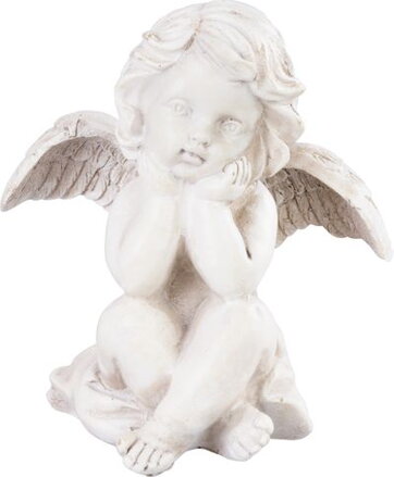 Dekorácia MagicHome, Anjel, polyresin, na hrob, 9x7x10,5 cm