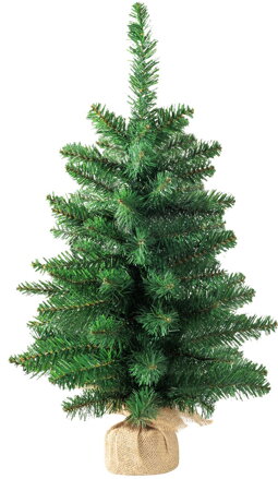 Vianočný stromček Leo, jedľa v jute, extra hustý, 60 cm