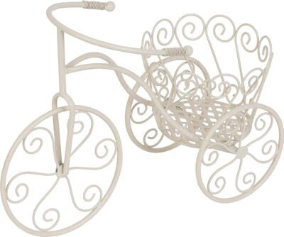 Záhradná dekorácia Mecco Stojan na kvetináč, bicykel, 48x20x35 cm