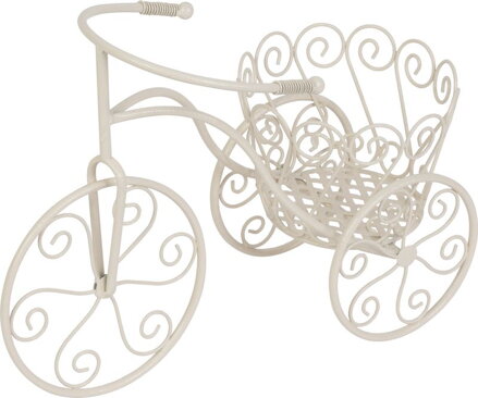 Záhradná dekorácia Mecco Stojan na kvetináč, bicykel, 48x20x35 cm