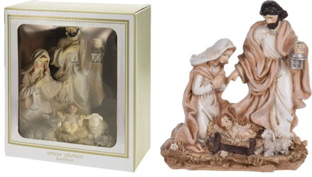 Dekorácia Betlehem - Narodenie Ježiša, 15x7x18 cm