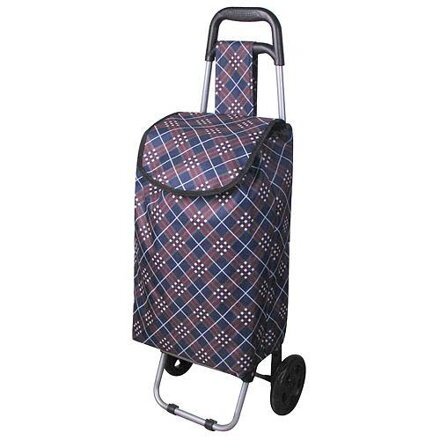 Nákupná taška na kolieskach Markus, PE/PVC, EVA, 25 kg, 35x30x94 cm