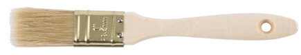 Štetec JA019, 1,0", plochý, Drev, yellow.B