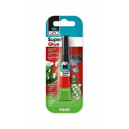 Lepidlo Bison Super Glue Liquid, 3 g