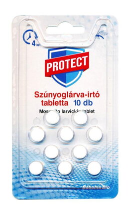 Tablety proti komárom PROTECT, larvicídne, 10 tabl.