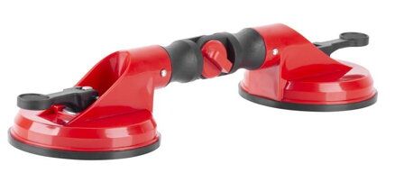 Strend Pro CU682 Držiak skla prísavný, 2 kupolový, 127 mm, 115x370 mm, nastaviteľný uhol