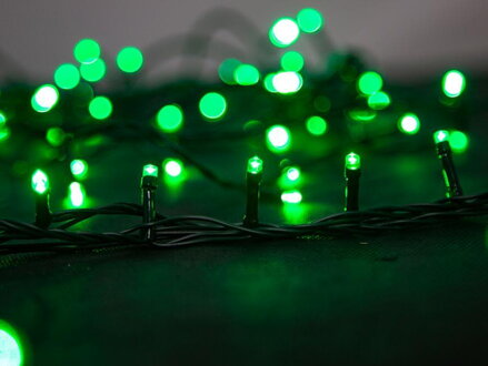Reťaz MagicHome Serpens 100L LED zelená, IP44, 8 funkcii, s adaptérom, exteriér