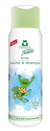 Gél Frosch EKO Senses, sprchovací gél a šampón pre deti, 2v1, 300 ml
