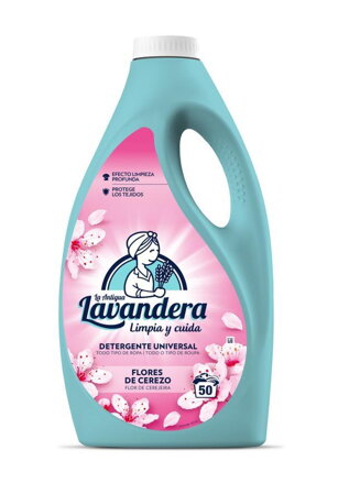 Prací gél Lavandera, čerešňové kvety, 2500 ml, 50 pracích dávok