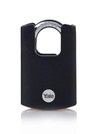 Zámok Yale Y121B/40/125/1 – High Security, čierny, 46 mm