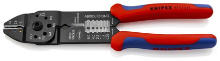 Klieste KNIPEX 97 21 215, 230 mm, 0.5-6.0mm/AWG 20-10, lisovacie