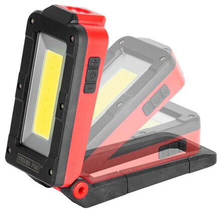 Svietidlo Strend Pro Worklight MWL539, LED 100+250 lm, COB 200 lm, 2200mAh, magnet, USB nabíjanie