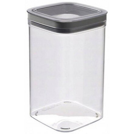 Dóza Curver DRY CUBE, 2,3 l, transparentná/sivá