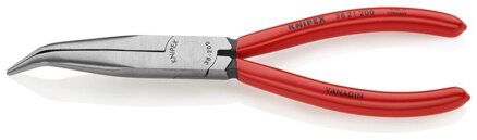 Kliešte KNIPEX 38 21 200 – 200 mm, polgulaté, zahnuté, dlhé čeľuste