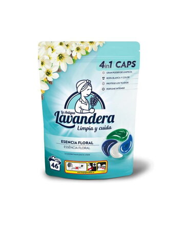 Kapsule na pranie Lavandera, vôňa kvetov, 46 ks