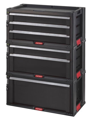 Keter 17201228, TOOL CHEST SET, 6 zásuviek, 56x75x29 cm, na náradie