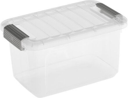 Box KIS W Box XS, 5L, priesvitný, 18x28x17 cm, s vekom