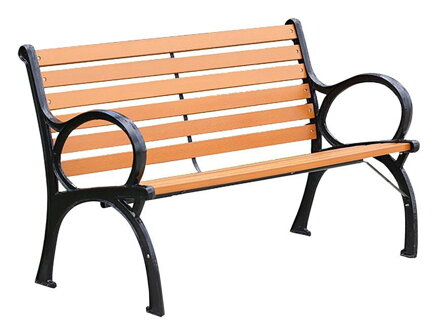 ST Leisure Equipment Lavička záhradná XIMENA, 150x59x80 cm, kov/drevo