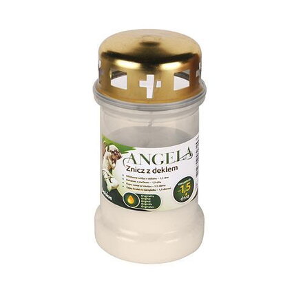 Náplň Bolsius Angela 36HD biela, 35 h, 148 g, priemer 7cm, kahanec s viečkom, olej