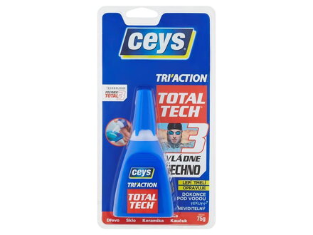 Ceys TOTAL TECH TRI´Action, Lepidlo 2v1 tmel, 75 g