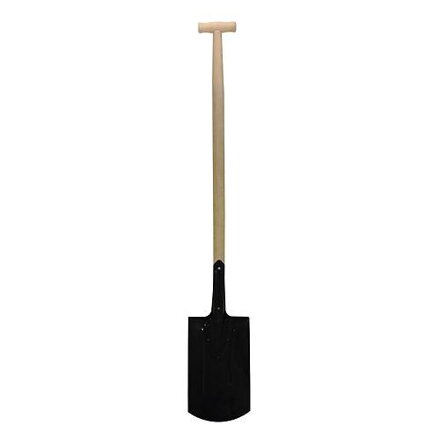 Rýľ Strend Pro STYLER X04, rovný, s drevenou násadou