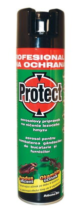 Sprej PROTECT, aerosol, na ničenie lezúceho hmyzu, 400 ml