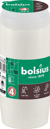 Náplň do kahanca Bolsius, 75 h, 57x141 mm, biela, olej