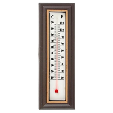 Vonkajší teplomer Strend Pro TMS-114 Retro, plastový, hnedý