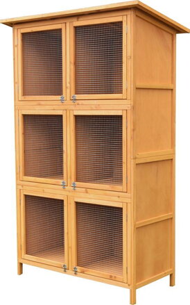 Králikáreň Strend Pro, so strechou, 116x60x180 cm