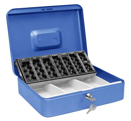 Strend Pro Skrinka CashBox 300x240x90 mm, na peniaze a mince