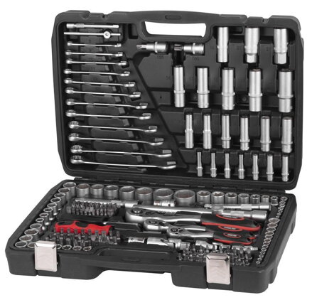 Strend Pro Sada náradia STREND CUBE 221, 1/2"+1/4"+3/8" 215 dielna, 239678