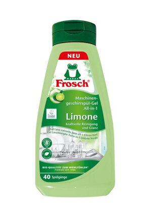 Gél Frosch Všetko v 1, do umývačky, limetka, All in 1