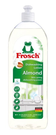 Prostriedok Frosch, balzam, na umývanie riadu, mandľové mlieko, 750 ml