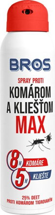 Sprej proti komárom a kliešťom Bros, max 90ml