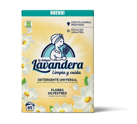 Prací prášok Lavandera, divoké kvety, 4675 g, 85 pracích dávok