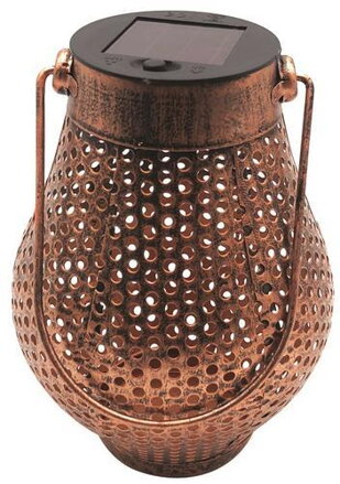 Strend Pro Lampáš solárny medený, 1 LED, 11x17cm, AAA 8090618