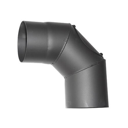 Koleno HS.CO 090/180/2,0 mm, s čistiacim otvorom, dymovod