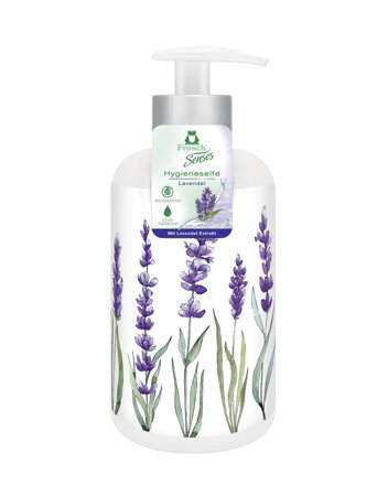 Mydlo Frosch Sensitive, tekuté, levanduľa, s dávkovačom, 300 ml
