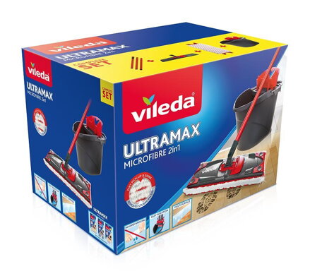 Súprava upratovacia Vileda Ultramax Complete Set box mop + vedro
