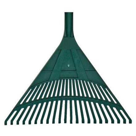 Hrable na lístie, 22-zubé, plastové, bez násady, 50 cm