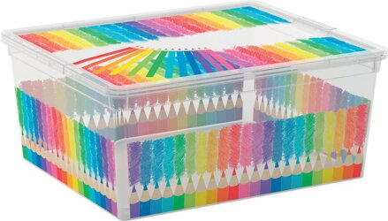 Box KIS C Box Arty Colours M, 18L, 34x40x17 cm, s vekom