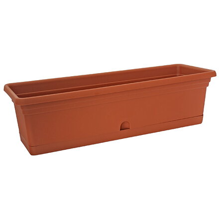 Kvetináč ICS MELISSA 60x20x16 cm, hnedý