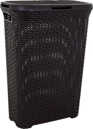 Kôš na prádlo Curver STYLE 40L, hnedý, 61x26x44 cm