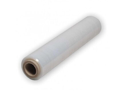 Folia Stretch, 500 mm, 23 µm, transparentná, baliaca, návin L-250 m