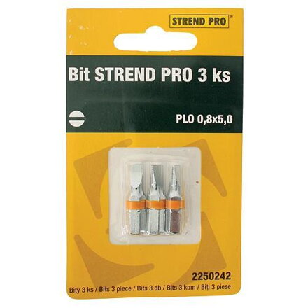 Bit STREND PRO, PLO 0,6x4,0, bal. 3 ks