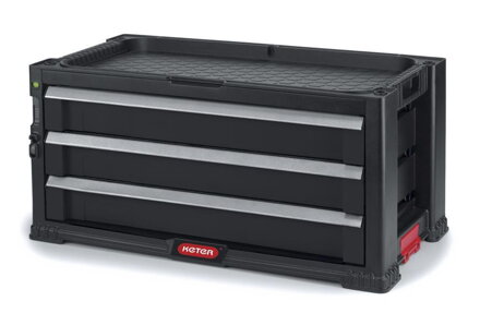 Keter 17199302, TOOL CHEST, 3 zásuvky, 56x26x29 cm, na náradie